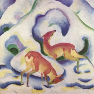 Tableaux abstraits célèbres œuvres - Reheim Schnee expressionniste